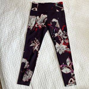 Athleta floral leggings